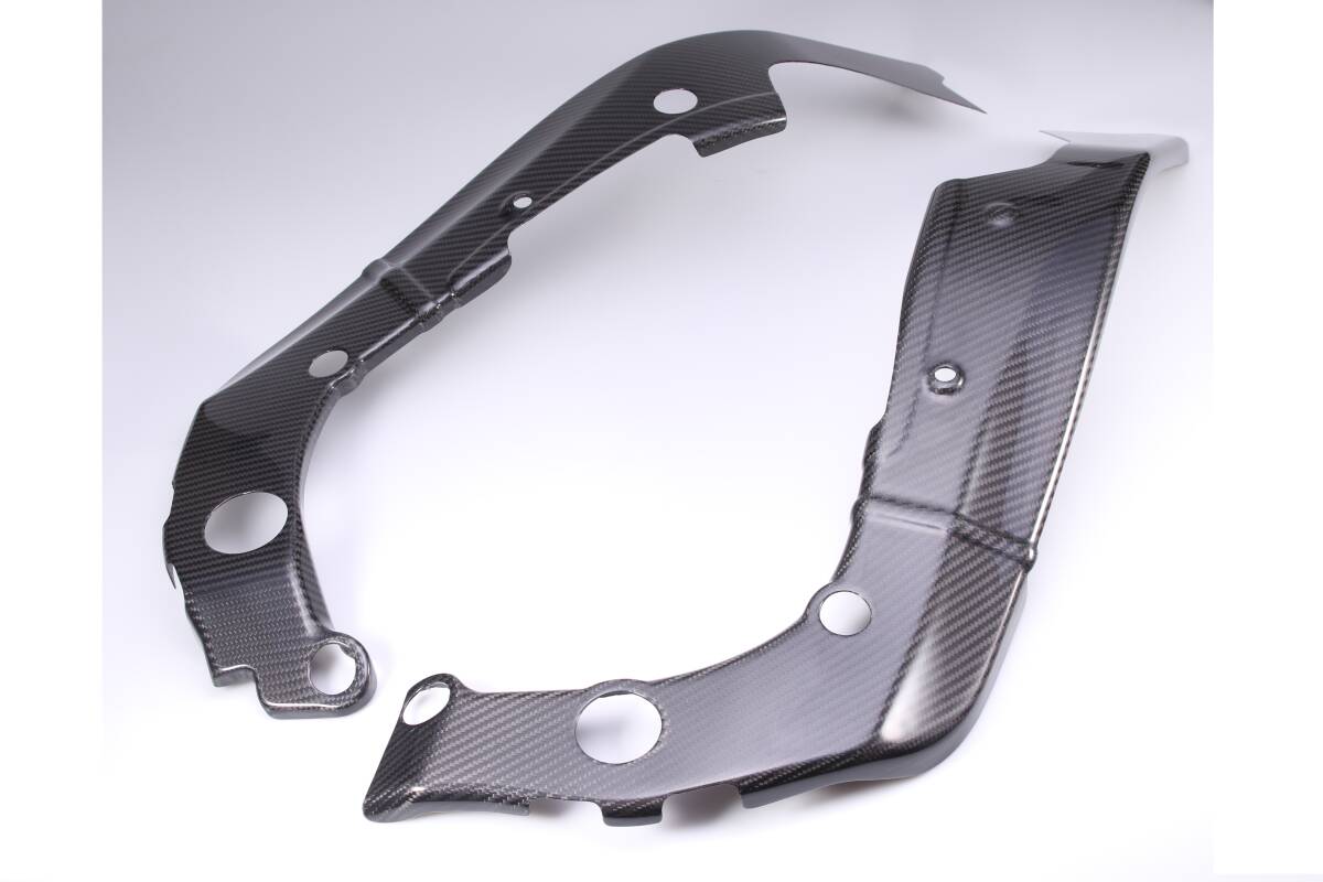 CA-151 YAMAHA YZF-R6 2017-2021 ドライカーボン フレームカバー 左右セット 綾織艶あり 100%carbon拍卖