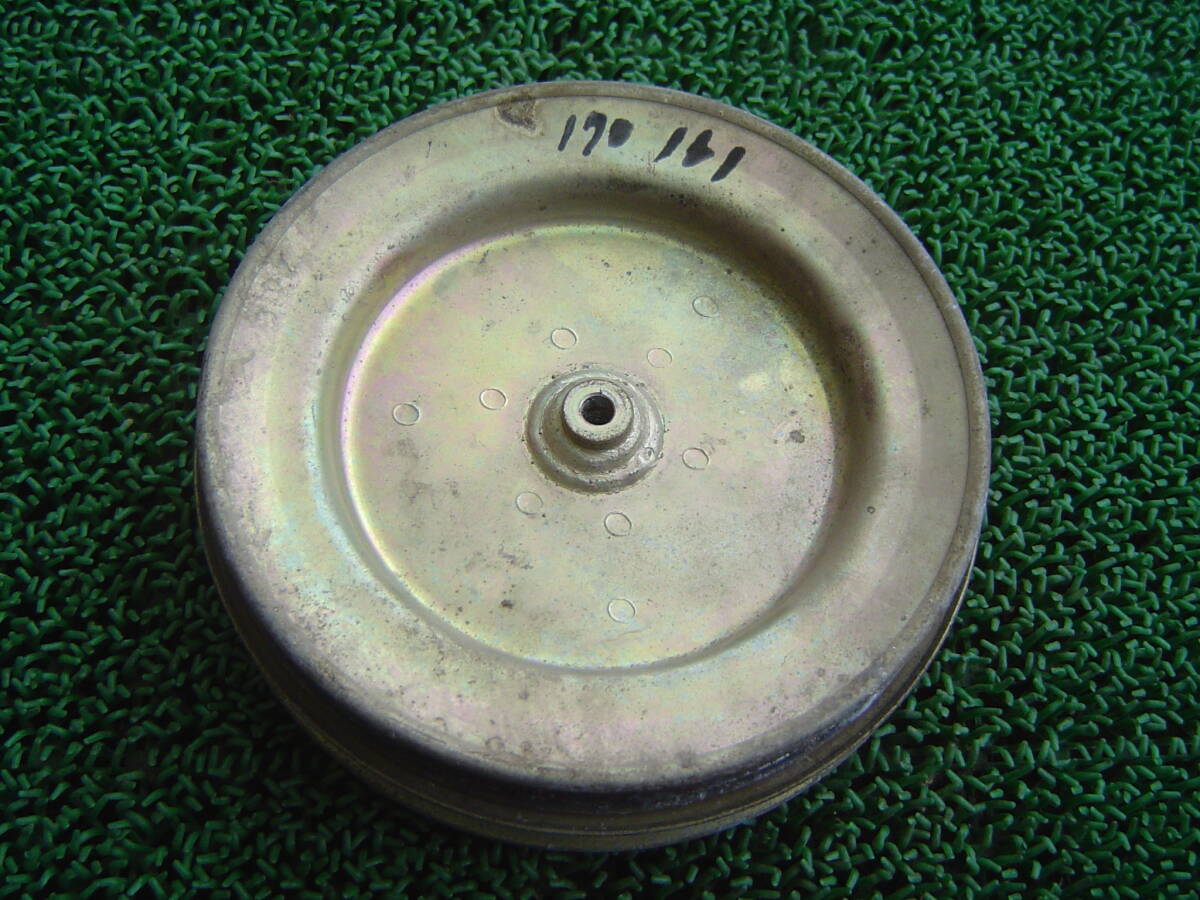 60*シバウラ 管理機 耕運機 KS401S 作業機 関東農機 Vプーリー 170mm と 161mm Bベルト用 スプラインのある特殊な軸穴拍卖