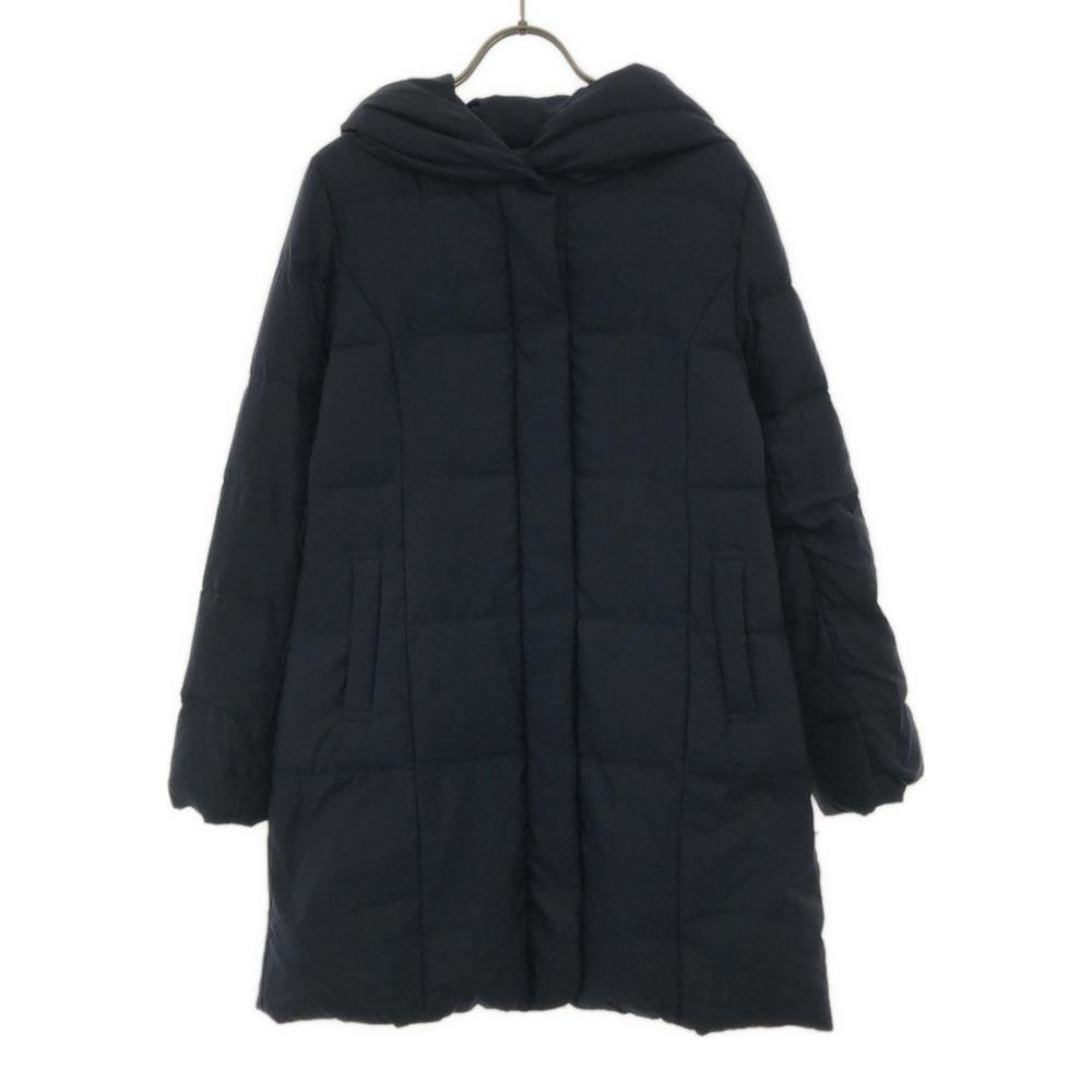 パターンフィオナ フード付き ダウンコート M ネイビー PATTERN fiona レディース拍卖