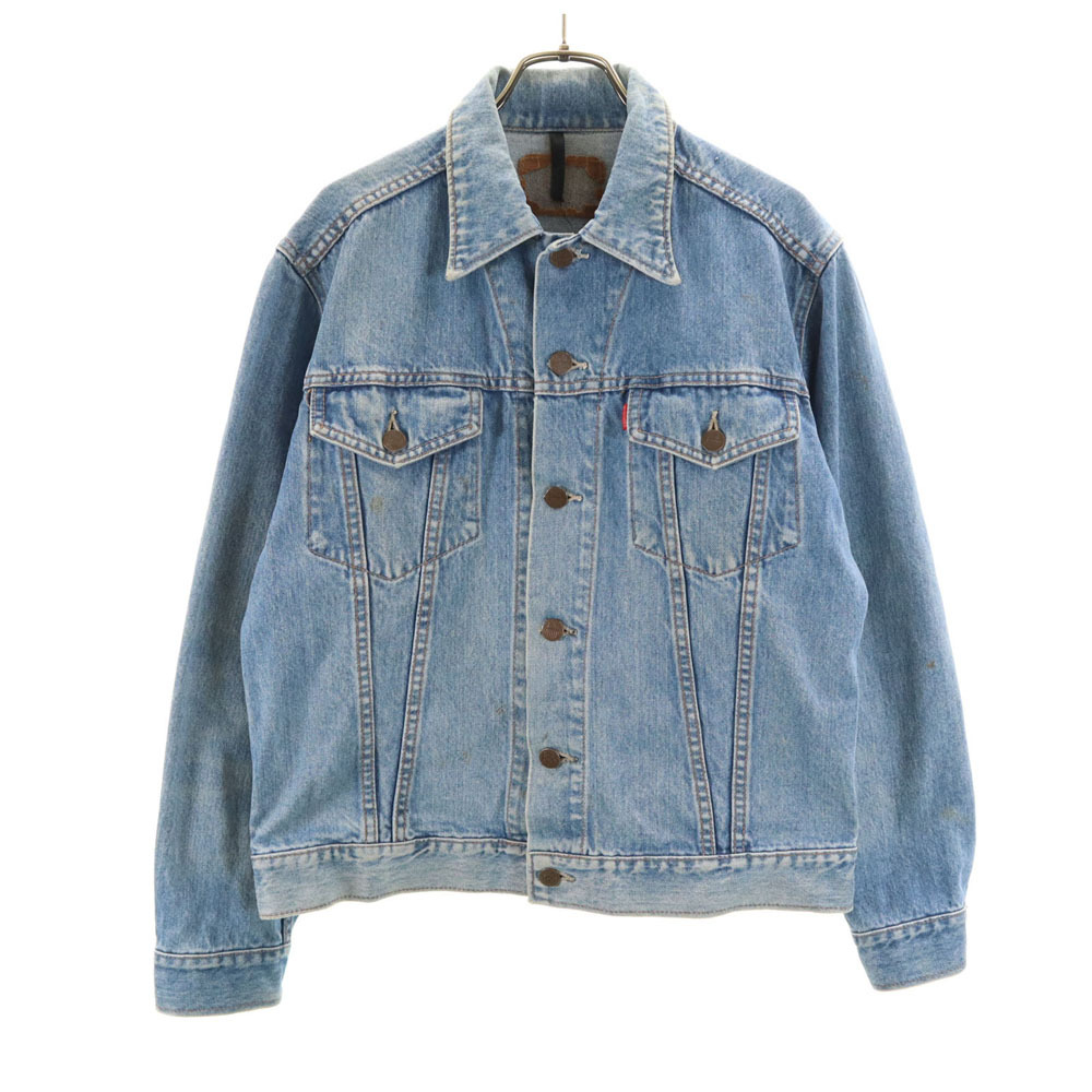 ビッグジョン デニムジャケット ウォッシュブルー BIG JOHN ジージャン トラッカー レディース拍卖