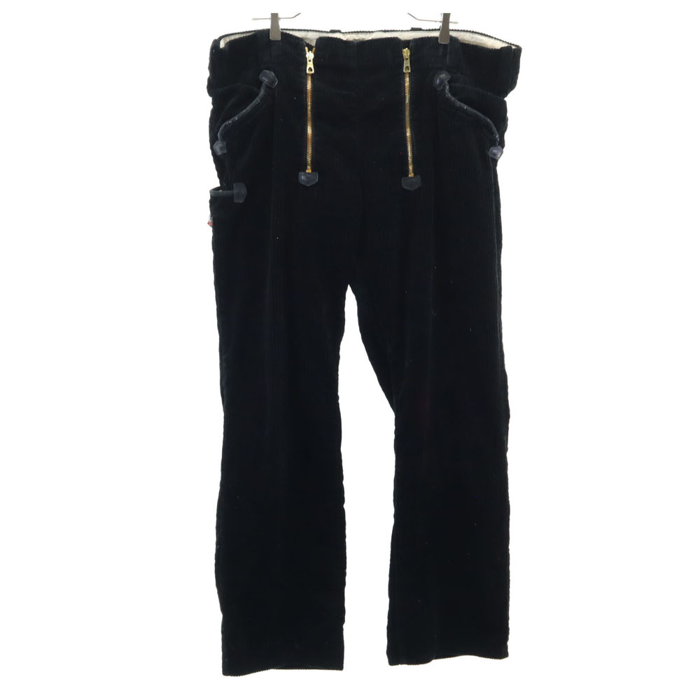 エフエイチビー 80s ヴィンテージ ユーロワーク 木こり ブラックコーズ コーデュロイパンツ 58 ブラック FHB ロガーパンツ メンズ拍卖