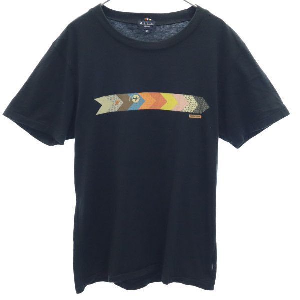 ポールスミスジーンズ プリント 半袖 Tシャツ M ブラック Paul Smith JEANS メンズ拍卖