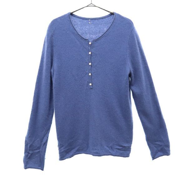 エルエルビーン アウトドア カシミヤ100% 長袖 セーター M ブルー L.L.Bean ニット レディース拍卖