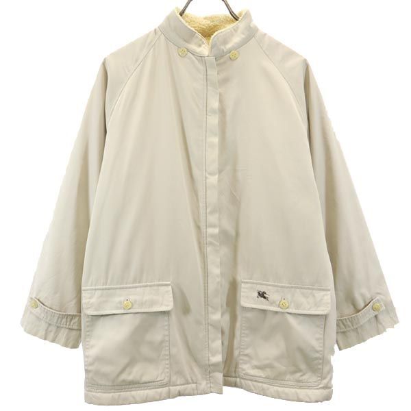 バーバリーズ 90s オールド 裏ボア ジャケット アイボリー系 Burberrys レディース拍卖