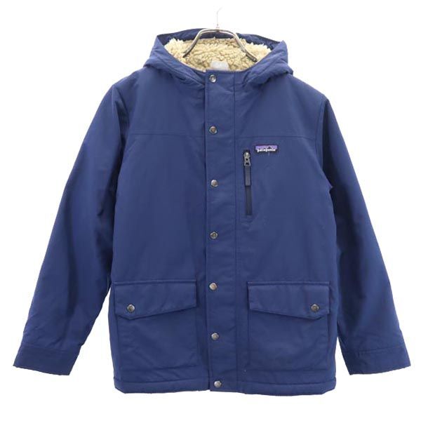 パタゴニア 68460 ナイロンジャケット L12 ネイビー patagonia アウトドア 裏ボア キッズ拍卖