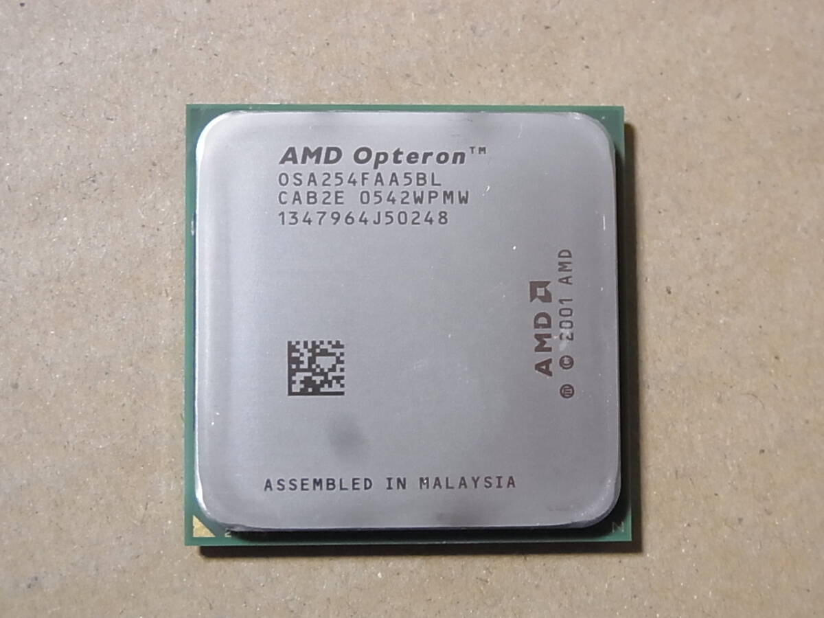 ● AMD Opteron 254 OSA254FAA5BL 2.8GHz Troy 【Socket 940】 (Ci1130)拍卖