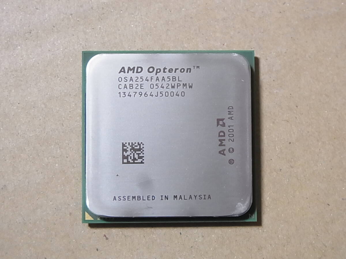 ◎ AMD Opteron 254 OSA254FAA5BL 2.8GHz Troy 【Socket 940】 (Ci1131)拍卖