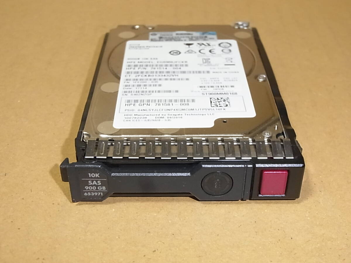 ■HPマウンタ付 EG0900JFCKB 2.5'/900GB/SAS 12Gb/ST900MM0168/Gen8,Gen9 (SH742)拍卖