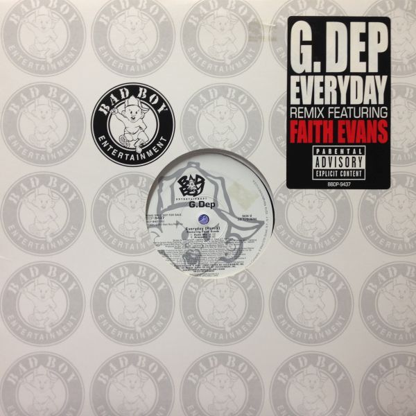 12inchレコード G. DEP / EVERYDAY REMIX feat. FAITH EVANS拍卖