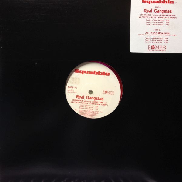 12inchレコード SQUABBLE / REAL GANGSTAS拍卖