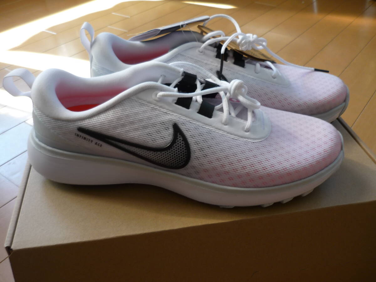 ゴルフシューズ 48 ナイキ 白 25.5㎝ 新品拍卖