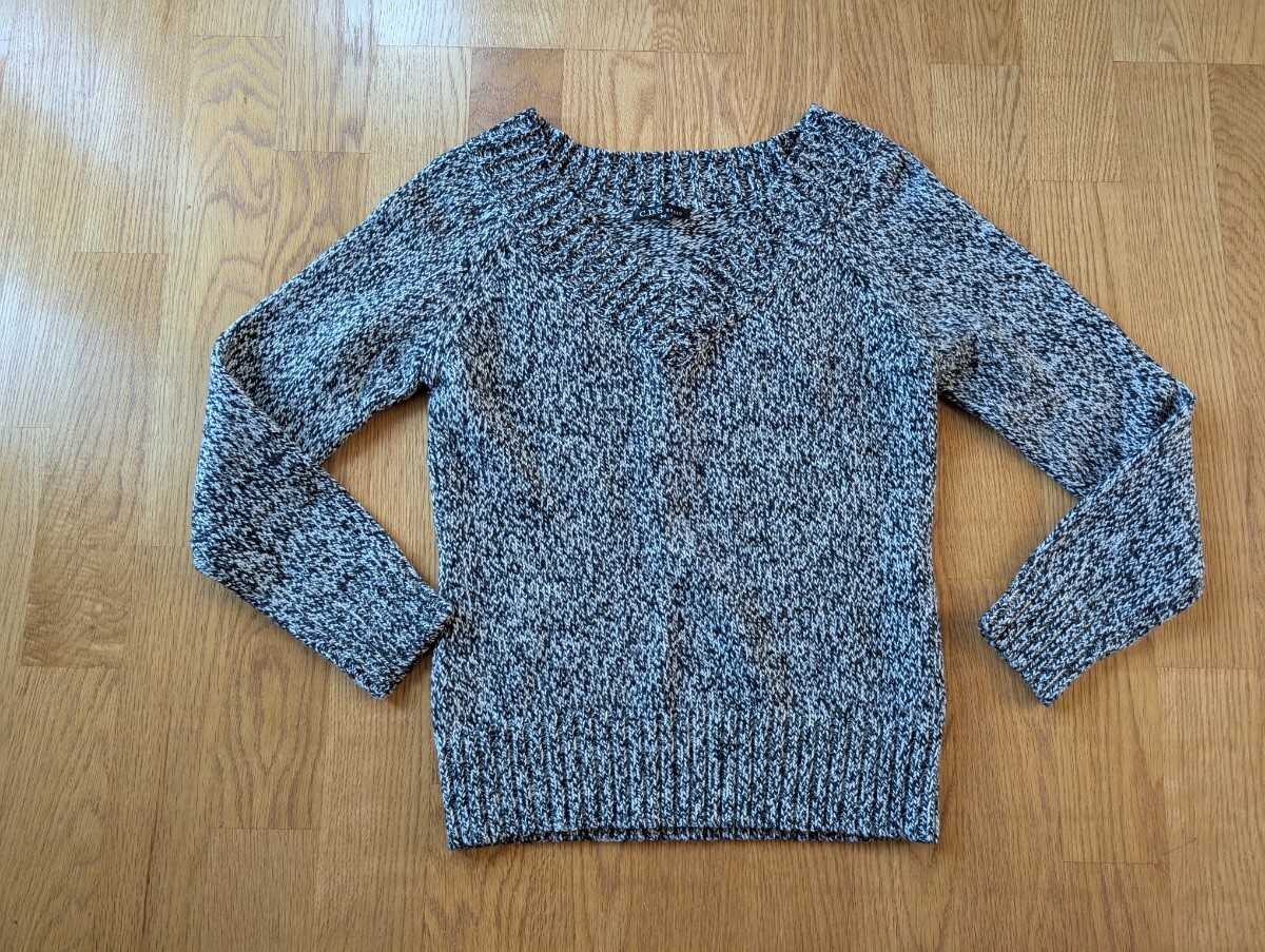 earth アース 七分袖 ニット ウール50% Мサイズ 中古拍卖