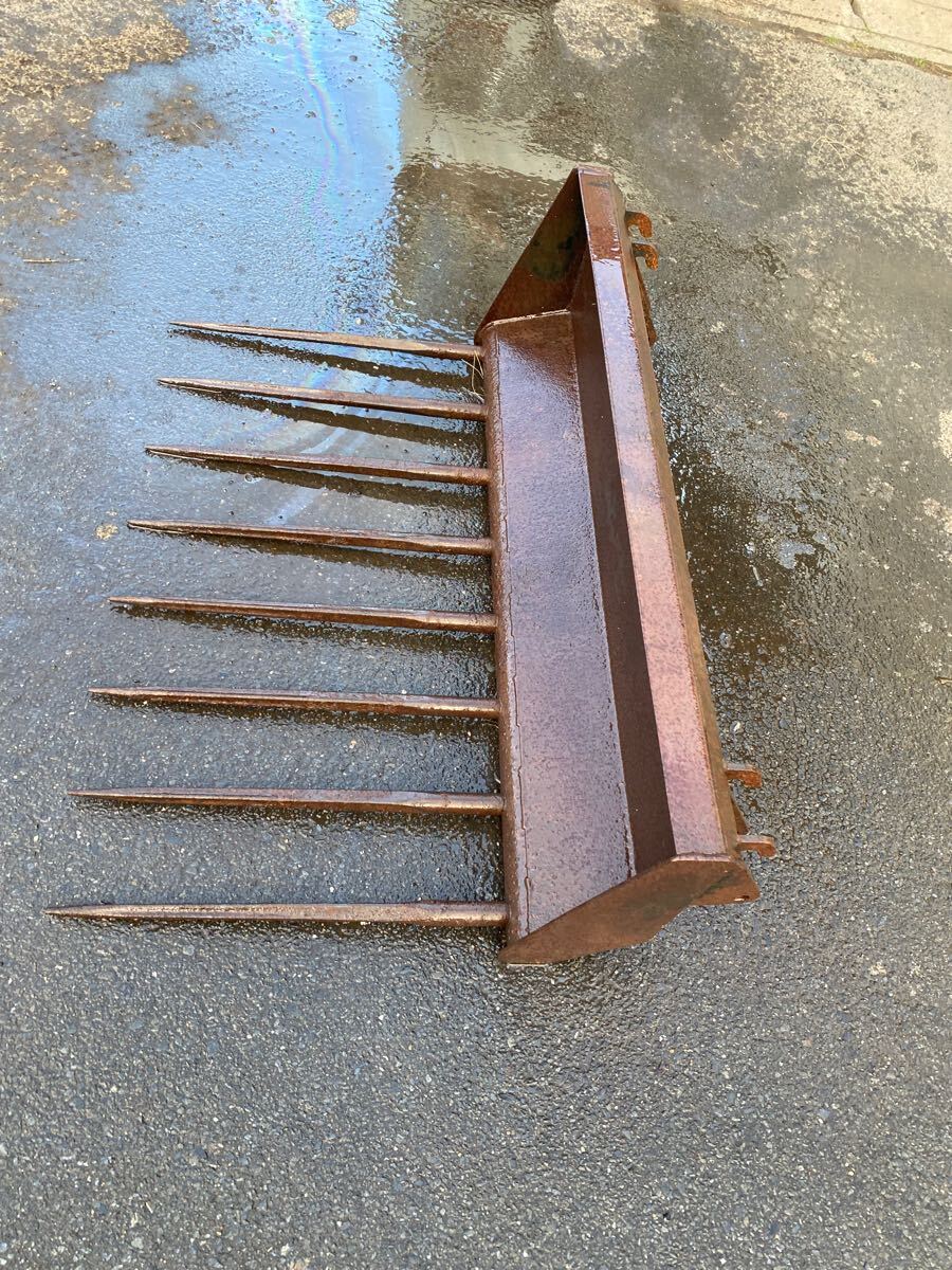 青森十和田市 ボブキャット アタッチメント フォーク 引き取りOK 配送は送料相談お願い拍卖