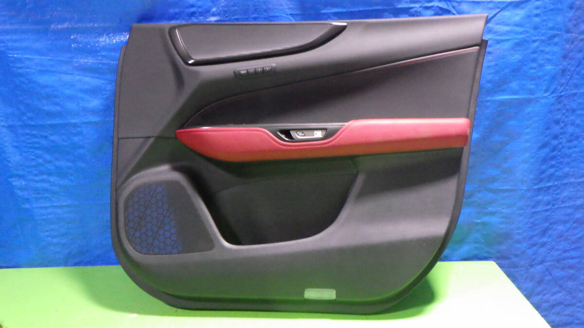 61111-6 レクサス NX AAZH20 フロント 右ドア トリム 黒/赤 プラスチック/レザータイプ 1C05310041 純正 中古 棚上拍卖