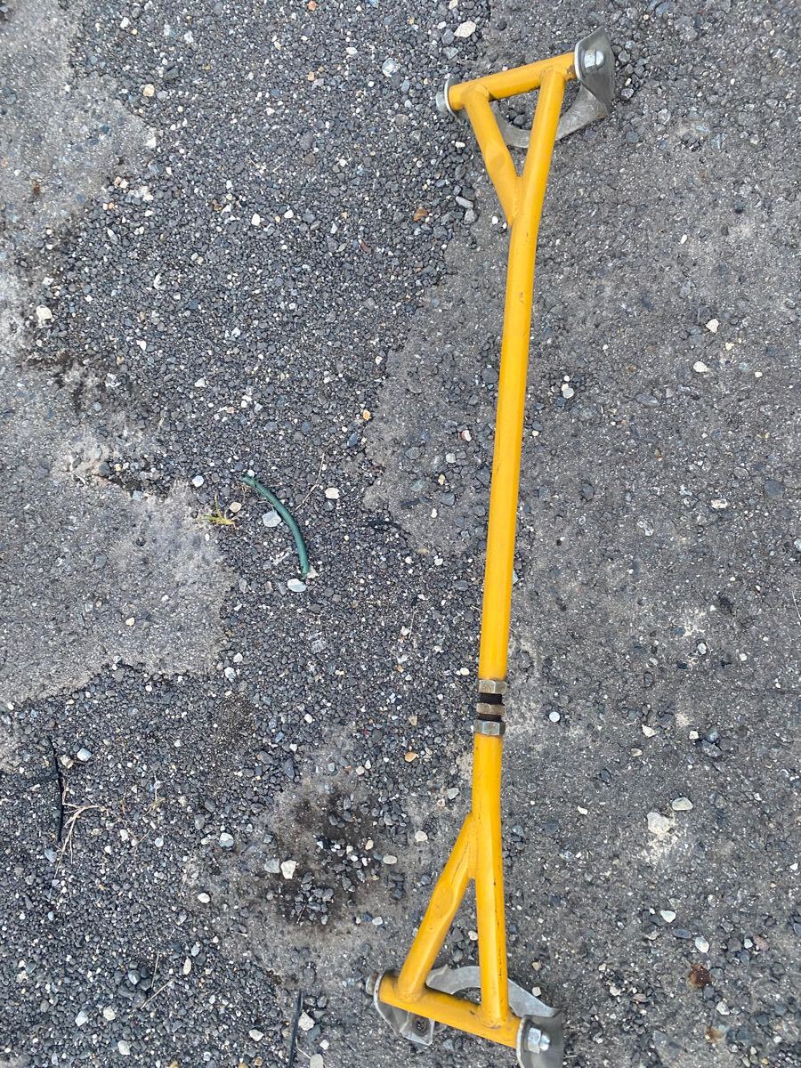 ユーノスロードスター NA8C 純正 オプション フロントタワーバー ストラットタワーバー イエロー NA6C NB8C NB6C拍卖