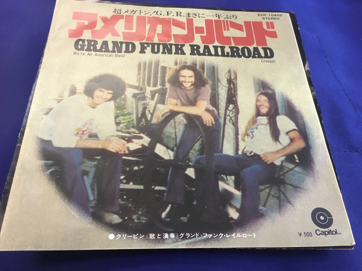 Grand Funk Railroad★中古7’シングル国内盤「グランド・ファンク~アメリカン・バンド」 拍卖