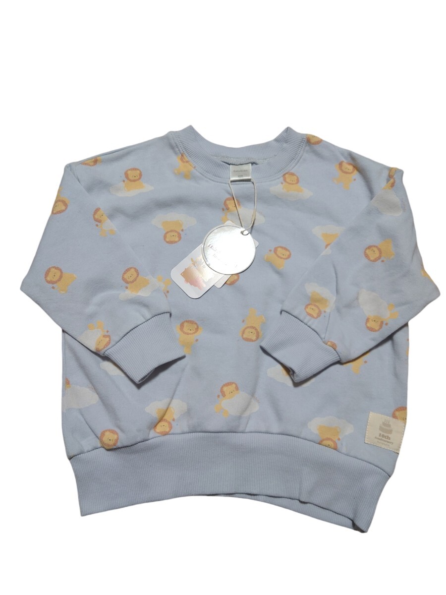 futafuta フタフタ 10th Anniversary フタフタ動物園 長袖トレーナー 100 新品タグ付き バースデー拍卖