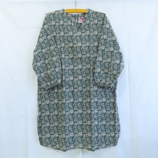 〓 新品 〓 割烹着 〓 エプロン タブリエ エスニック アジアン ガーデニング おしゃれ 割ぽう着 かっぽう着 かっぽうぎ 〓A942拍卖