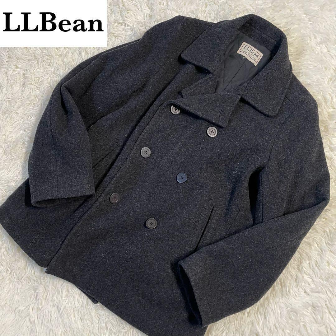 LLBean BELLANDI社製 シンサレート 中綿ピーコート 黒拍卖