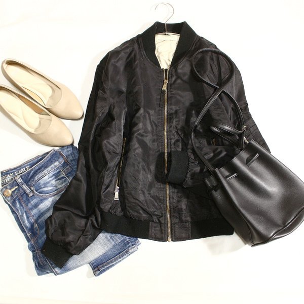 美品 ザラ ベーシック ZARA BASIC OUTER WEAR 可愛い 中綿 ジップアップ ブルゾン XS 秋 冬 24A12拍卖