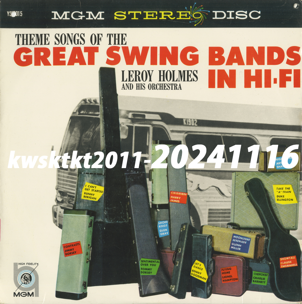 YS-5015★ルロイ・ホルムス楽団 ステレオに聴く有名バンド・テーマ集拍卖