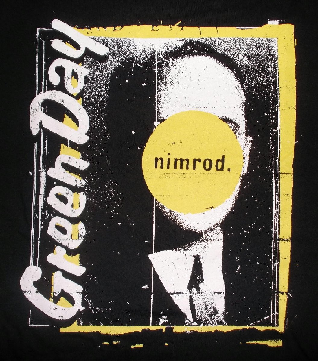 ★グリーン デイ Tシャツ GREEN DAY NIMROD TRACKLIST 黒 XL 正規品 ニムロッド nofx rancid offspring拍卖
