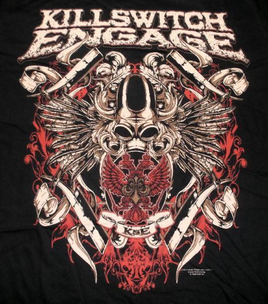 ★キルスウィッチ エンゲイジ Killswitch Engage Tシャツ - S 正規品 Bio War メタル コア KSE拍卖