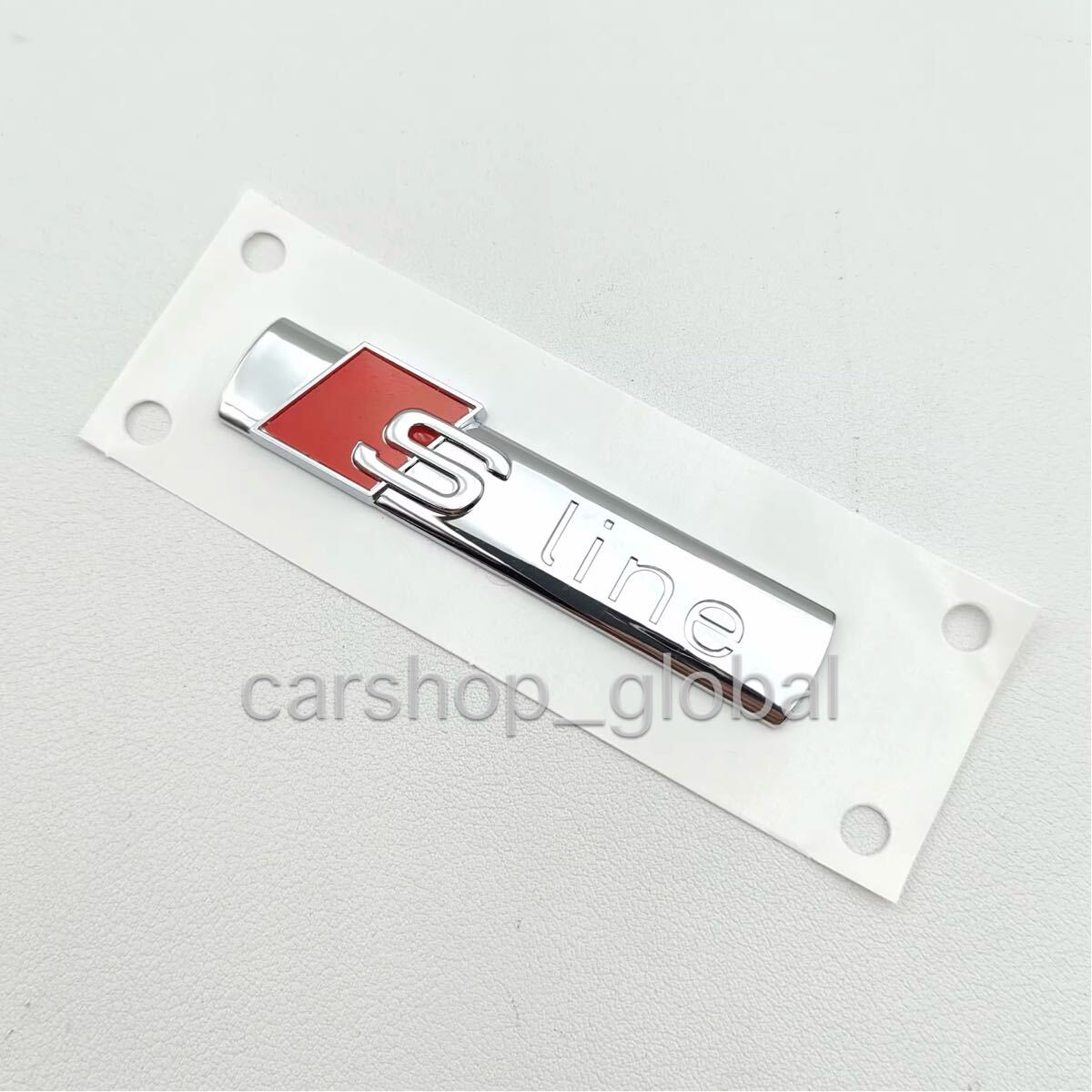 アウディ Audi S Line エンブレム サイド/トランク等 シルバー ステッカー A1/A3/A4/A5/A6/A7/A8/Q3/Q5/Q7/Q8/TT/Sライン等拍卖