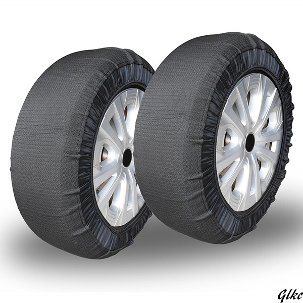 【雪が降ったらすぐに取り出して簡単装着】タイヤチェーン 布製 チェーン規制対応 コンパクト カーソックス 雪道 路面凍結 軽量拍卖