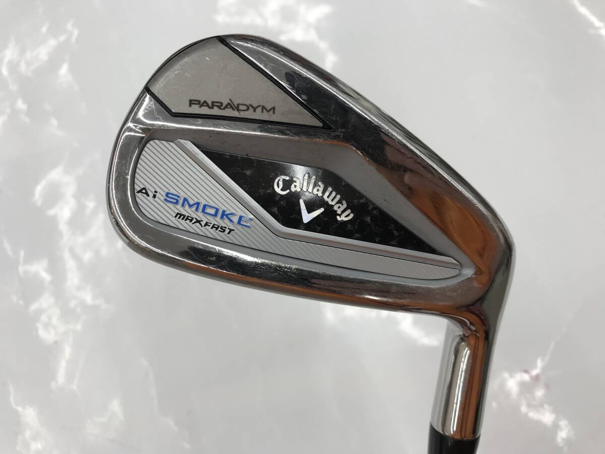 アイアンセット キャロウェイ PARADYM Ai SMOKE MAX FAST flex:S NSプロ Zelos7 メンズ右 即決価格拍卖