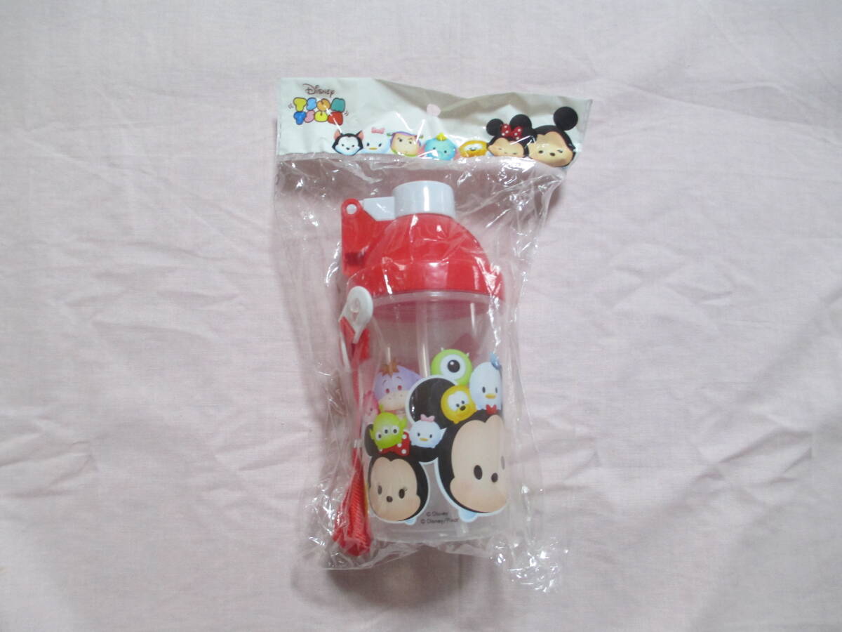 未開封 ディズニー ツムツム ストローホッパー 水筒 レッド拍卖