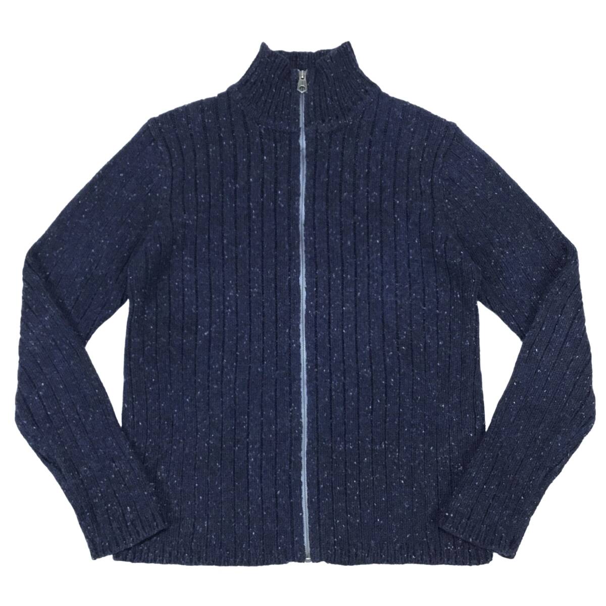 希少 OLD GAP オールドギャップ ネップ柄 ZIPドライバーズニット拍卖