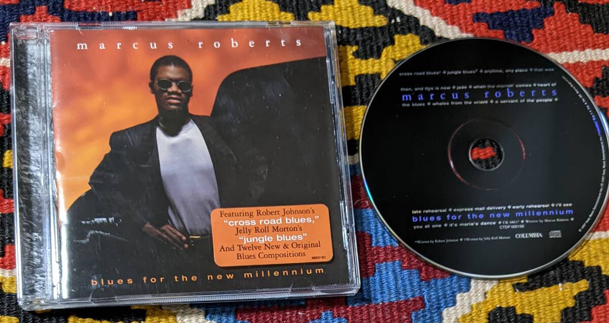 90's マーカス・ロバーツ Marcus Roberts (CD)/ ブルースの彼方へ Blues For The New Millennium Columbia CK 68637 1996,97年録音拍卖