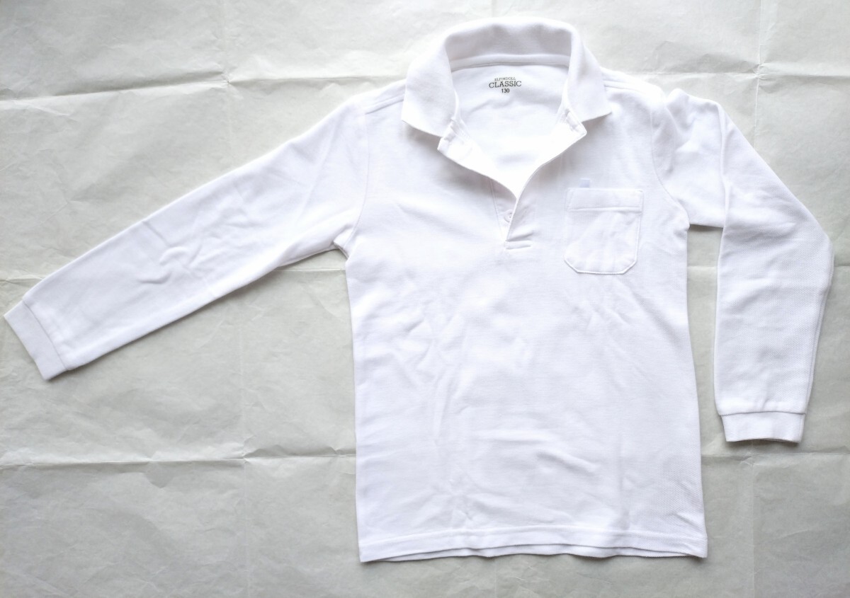 ★美品 ELFINDOLL CLASSIC 長袖 ポロシャツ 130拍卖