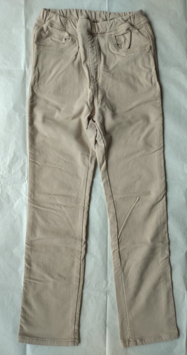 ★GITA ジータ ストレッチ パンツ 140 ストレッチパンツ 裏起毛 ベルメゾン拍卖