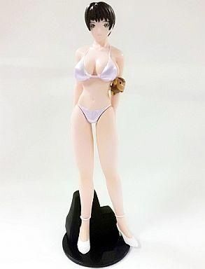 中古トレーディングフィギュア POPの女の子(水着白/ダンシングアイ) 「SR ナムコリアルフィギュアコレクション ギャル拍卖