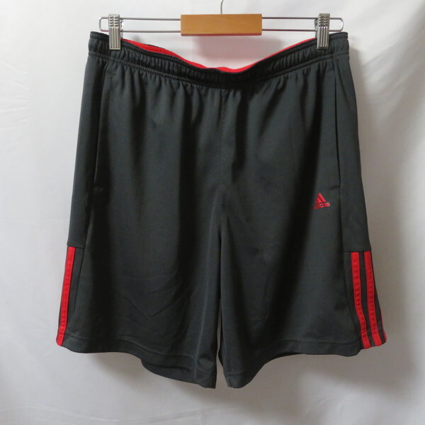 古着 メンズXO adidas/アディダス ハーフパンツ 短パン スポーツ カジュアル 運動 グレー AB6422拍卖
