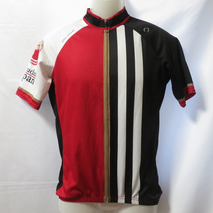 古着 メンズO ONYONE/オンヨネ サイクルジャージ 半袖 ジップ ブラック/レッド拍卖