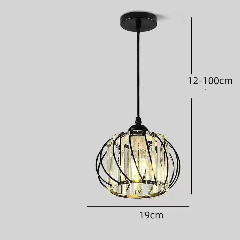 新入荷高品質ペンダントライト DIY水晶ガラスおしゃれ北欧天井照明ダイニング リビング和室 洋室 ダクトレール 引掛シーリング LED電球対応拍卖