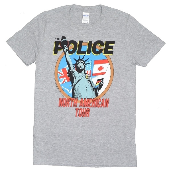 THE POLICE ポリス North American Tour Tシャツ Sサイズ オフィシャル拍卖
