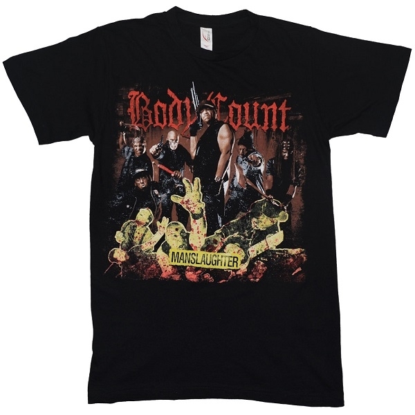 BODY COUNT ボディーカウント Manslaughter Tシャツ Sサイズ オフィシャル拍卖