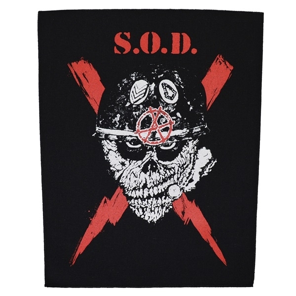 S.O.D. ストームトゥルーパーズオブデス Stormtroopers Of Death Scrawled Lightning バックパッチ オフィシャル拍卖