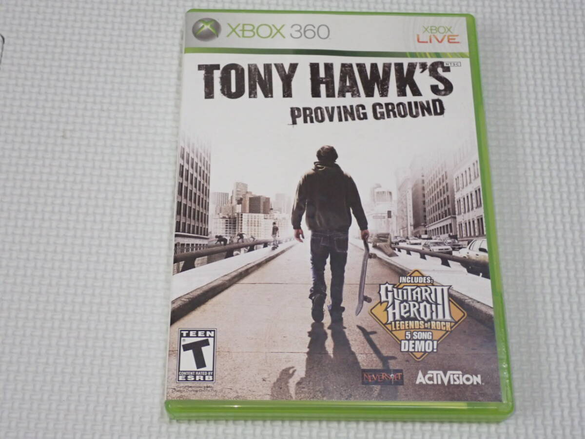 xbox360★TONY HAWK'S PROVING GROUND 海外版 北米版★箱付・説明書付・ソフト付拍卖