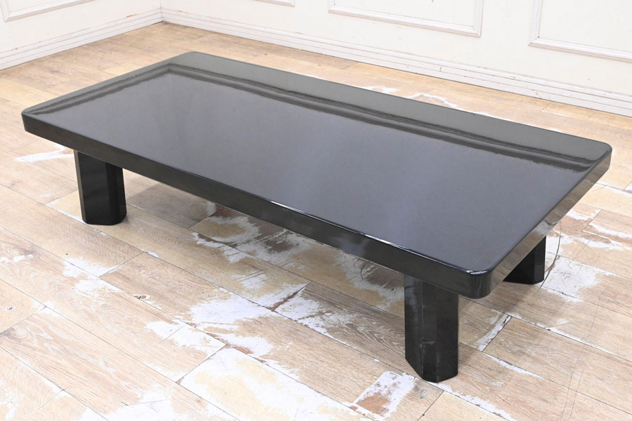 KW172 新品 長期保管品 希少 激重 タガヤサン 鉄刀木 輸出規制 総無垢 座卓 座敷机 ローテーブル リビングテーブル拍卖