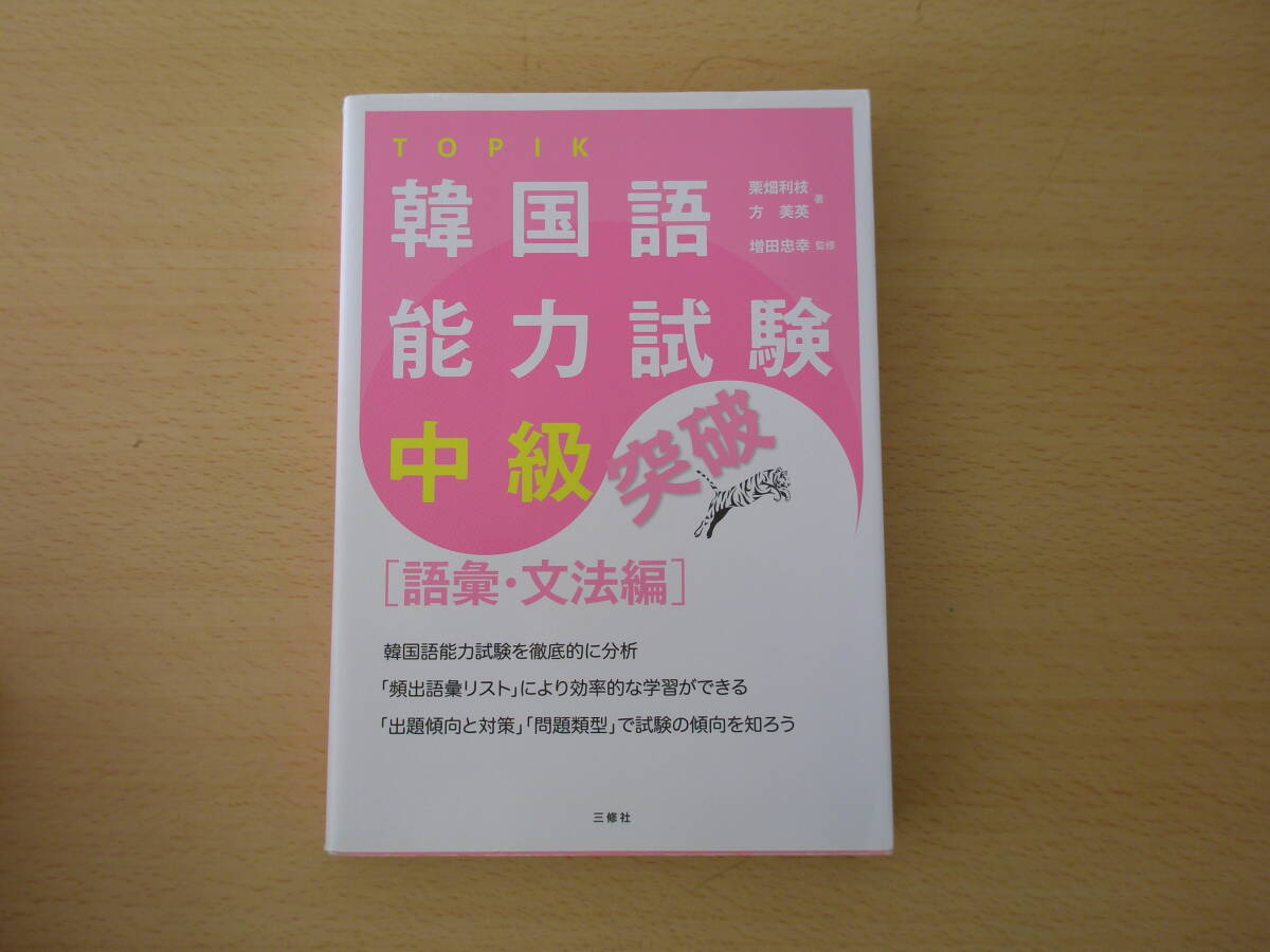 韓国語能力試験 中級 突破 語彙・文法編 ■三修社■ 拍卖