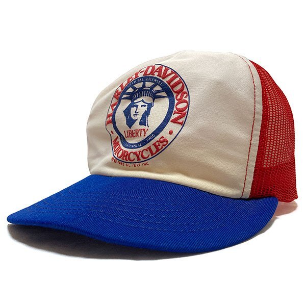 ハーレーダビッドソン リバティ ビンテージ キャップ HARLEY-DAVIDSON LIBERTY Vintage Cap Harley Davidson HD NOS 自由の女神拍卖