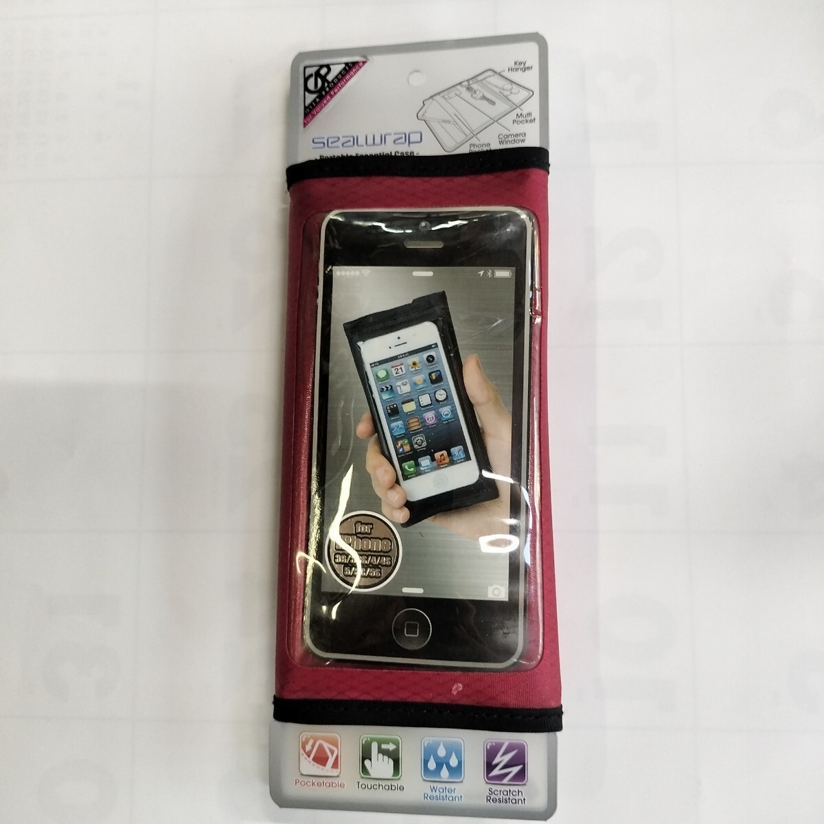 GIZA シールラップ iPhone 3G/3GS/4/4S/5/5S用 レッド スマホカバー スマホケース拍卖
