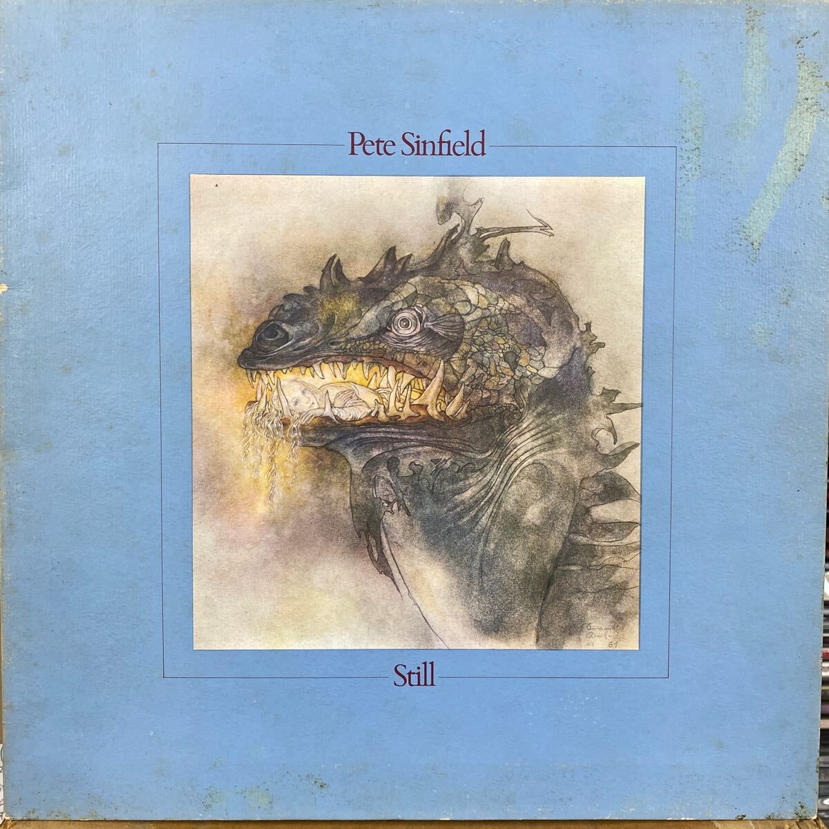 UK盤 テクスチャード見開きブルー・ジャケット★PETE SINFIELD/STILL キング・クリムゾン レイク ボズ ウェットン コリンズ ティペット拍卖