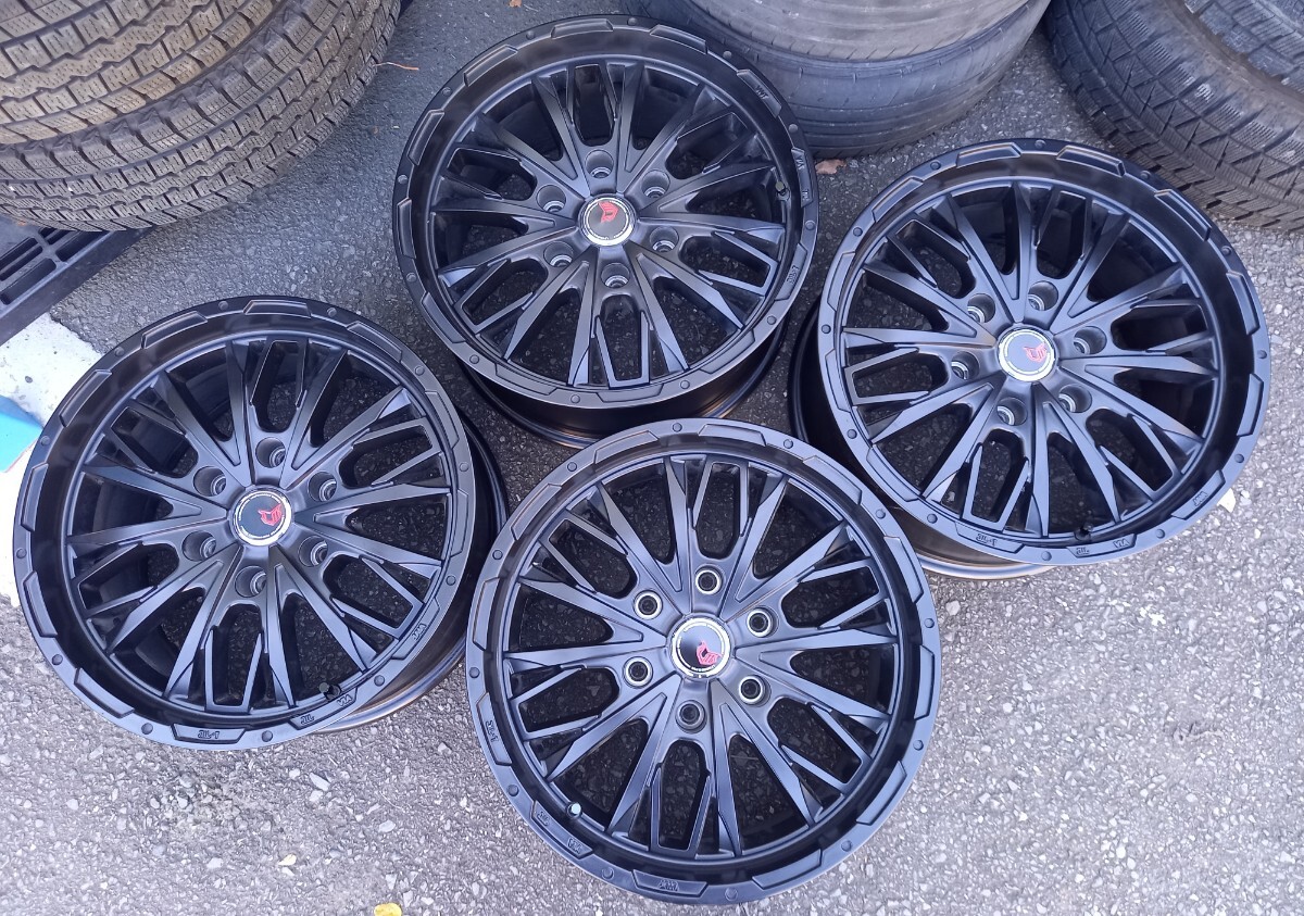 レアマイスター LMG VASTIA 17インチ 8J +25 PCD139.7 6H 4本 ハイラックス プラド 拍卖