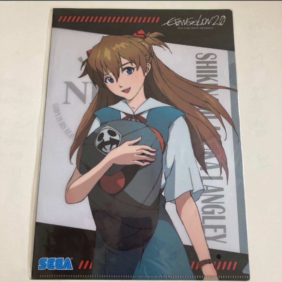 セガ限定 エヴァンゲリオン クリアファイル 式波・アスカ・ラングレー拍卖